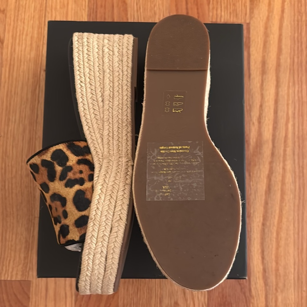 J. Crew Haircalf Leopard Espadrille - Picture 6 of 7